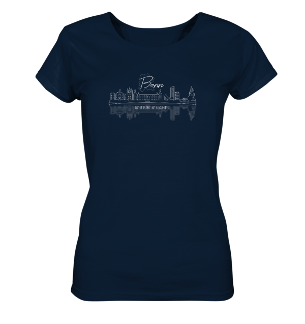 Skyline "Bonn" | Classic Line | Fairganic Mode von SkylineChic - Ladies Organic Shirt - French Navy, XL